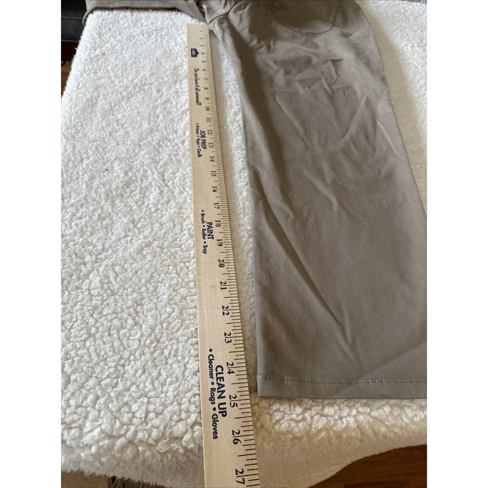Peter Millar Men's Ultimate Sateen Five-Pocket Pant Beige Size34/25.5